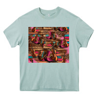 Arona valentines day violin and cowboy boots country music Heavy Core Tee - Jasminsmagicworld