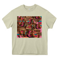 Mossy valentines day violin and cowboy boots country music Heavy Core Tee - Jasminsmagicworld