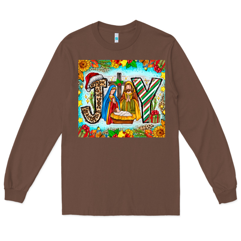 Joy Jesus Long Sleeve Tee by CowhideDigitalArt | Teevron