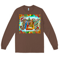 Chestnut joy jesus Long Sleeve Tee - CowhideDigitalArt