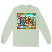 Matcha joy jesus Long Sleeve Tee - CowhideDigitalArt