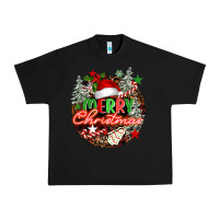 Black Merry christmas Urban Heavy Tee - FaDigitalArtStudio
