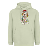 Matcha christmas beagle Heavyweight Hoodie - RanaPortraitStore