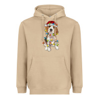 Mushroom christmas beagle Heavyweight Hoodie - RanaPortraitStore