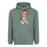 Sage christmas beagle Heavyweight Hoodie - RanaPortraitStore