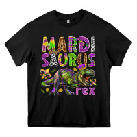 Black Mardi Saurus Rex Heavy Core Tee - HowdyJamesFarm