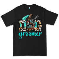 Black western dog groomer Premium Tee - OliviaCreatesArt
