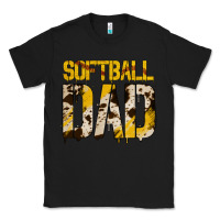 Black no background softball dad Classic Tee - Jasminsmagicworld