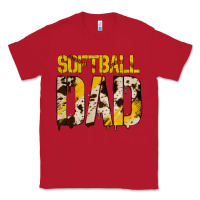 Red no background softball dad Classic Tee - Jasminsmagicworld