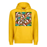 Lemon santa skeleton christmas tumbler Premium Hoodie - Artiststas