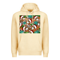 Pina Colada santa skeleton christmas tumbler Premium Hoodie - Artiststas