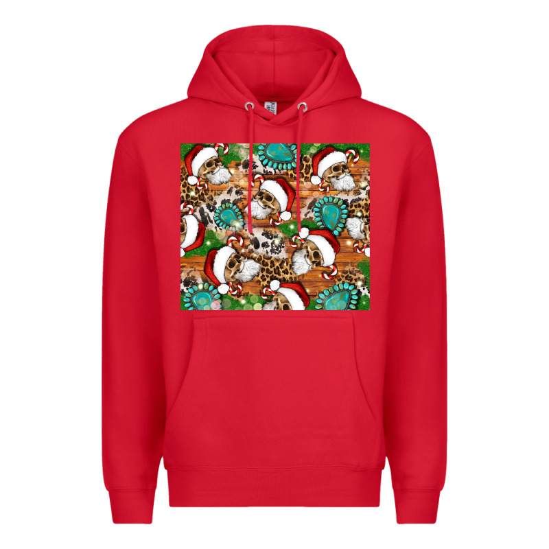 Santa Skeleton Christmas Tumbler Premium Hoodie by Artiststas | Teevron