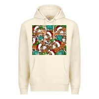 Sandshell santa skeleton christmas tumbler Premium Hoodie - Artiststas