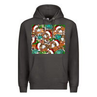 Smoke santa skeleton christmas tumbler Premium Hoodie - Artiststas