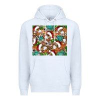 White santa skeleton christmas tumbler Premium Hoodie - Artiststas
