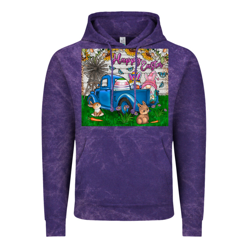 Happy Easter Truck Vintage Hoodie by CowhideDigitalArt | Teevron