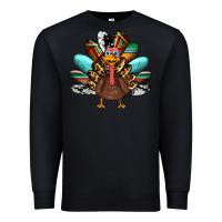 Black thanksgiving turkey Premium Sweatshirt - RanaPortraitStore