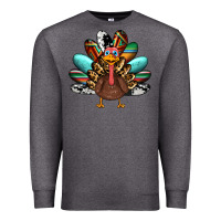 Charcoal Heather thanksgiving turkey Premium Sweatshirt - RanaPortraitStore
