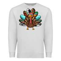 Dove Grey thanksgiving turkey Premium Sweatshirt - RanaPortraitStore