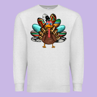 Thanksgiving Turkey Premium Sweatshirt Designed By Ranaportraitstore
