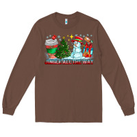 Chestnut Jingle All The Way Long Sleeve Tee - CowhideDigitalArt