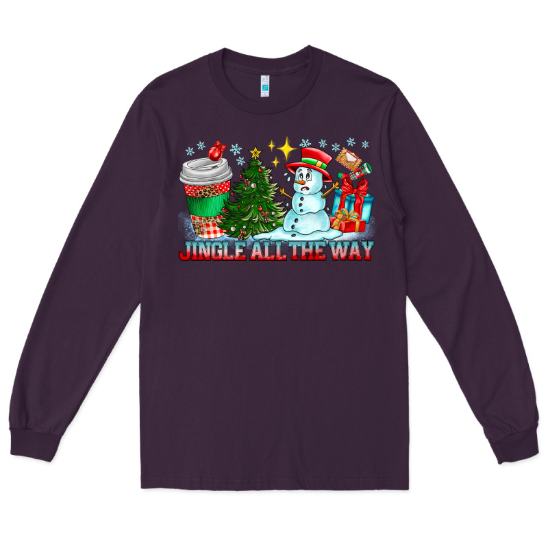 Jingle All The Way Long Sleeve Tee by CowhideDigitalArt | Teevron