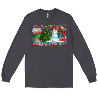 Smoke Jingle All The Way Long Sleeve Tee - CowhideDigitalArt