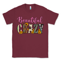 Burgundy beautiful crazy Classic Tee - OliviaCreatesArt