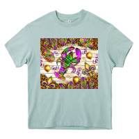 Arona Mardi Gras with crab tumbler Heavy Core Tee - HowdyJamesFarm