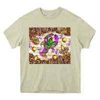 Mossy Mardi Gras with crab tumbler Heavy Core Tee - HowdyJamesFarm