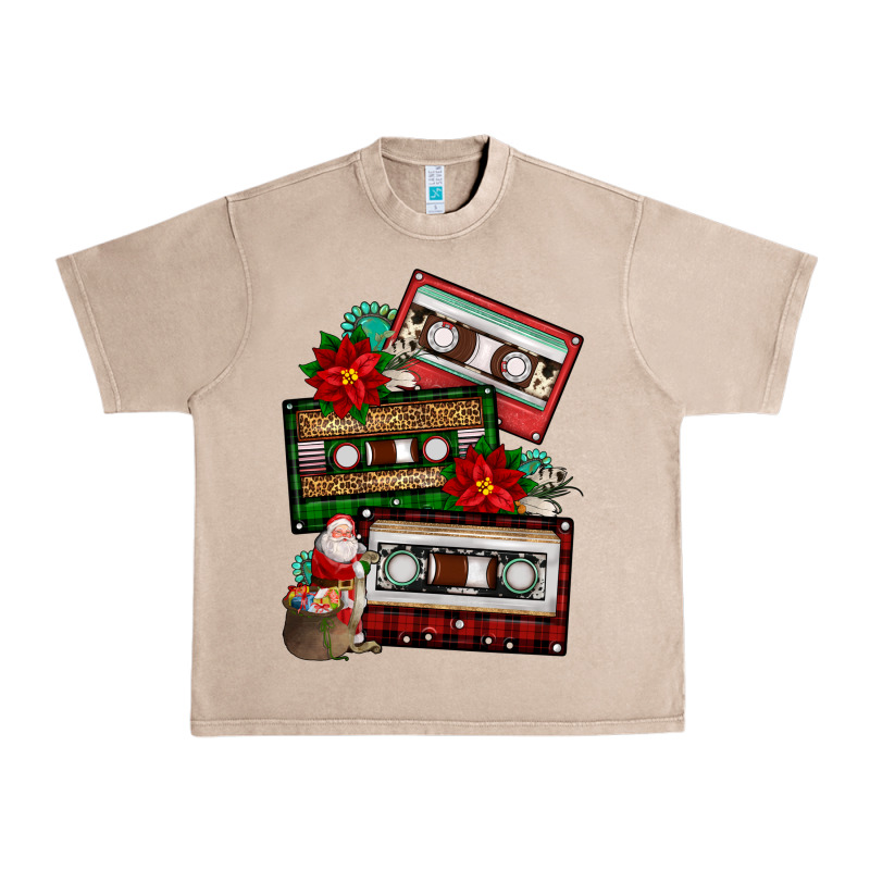 Christmas Cassette Gemstone Urban Heavy Tee by FaDigitalArtStudio | Teevron