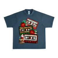 Midnight Navy christmas cassette gemstone Urban Heavy Tee - FaDigitalArtStudio