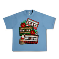 Pebble Blue christmas cassette gemstone Urban Heavy Tee - FaDigitalArtStudio