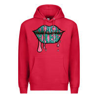 Cardinal beach babe leopard lips Premium Hoodie - Jasminsmagicworld