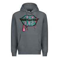 Rock beach babe leopard lips Premium Hoodie - Jasminsmagicworld