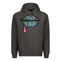 Smoke beach babe leopard lips Premium Hoodie - Jasminsmagicworld