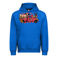 Cobalt valentines day leopard farm animals truck Urban Hoodie - Jasminsmagicworld