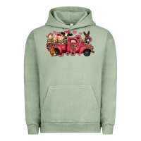 Pigment Oil Green valentines day leopard farm animals truck Urban Hoodie - Jasminsmagicworld