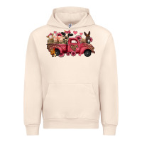 Sandshell valentines day leopard farm animals truck Urban Hoodie - Jasminsmagicworld