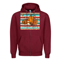 Burgundy pumkin spice everything tumbler Zipper Hoodie - JahusDesignShop