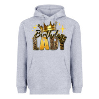 Heather Grey birthday lady Heavyweight Hoodie - RanaPortraitStore