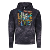 Cloud Black the lakes my happy place Vintage Hoodie - CowhideDigitalArt