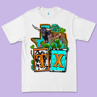 Tx Texas Premium Tee Designed By Oliviacreatesart