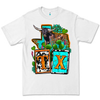 White tx texas Premium Tee - OliviaCreatesArt