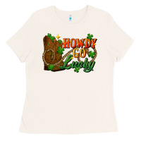 Howdy Go Lucky St. Patricks Day Ladies Tee | Teevron