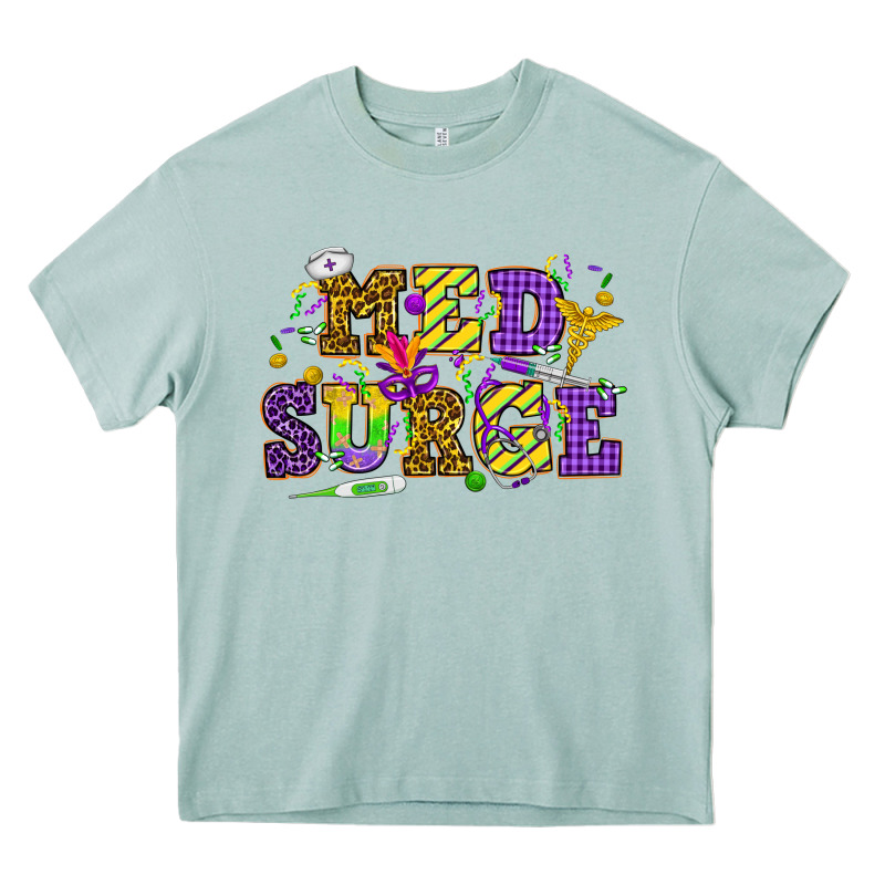 Mardi Gras Med Surge Heavy Core Tee by HowdyJamesFarm | Teevron