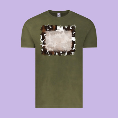 Cowhide Frames Backround 3 Vintage Tee Designed By Ranaportraitstore