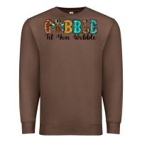 Chestnut gobble til you wobble thanksgiving turkey Premium Sweatshirt - RanaPortraitStore