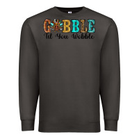 Smoke gobble til you wobble thanksgiving turkey Premium Sweatshirt - RanaPortraitStore