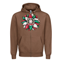 Chestnut sunflower i̇talian flag Zipper Hoodie - JahusDesignShop